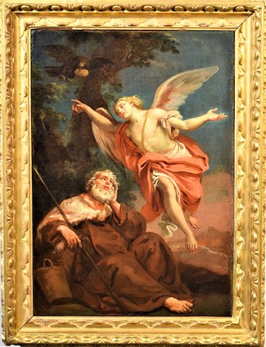 The Angel of God appears to the prophet Elijah